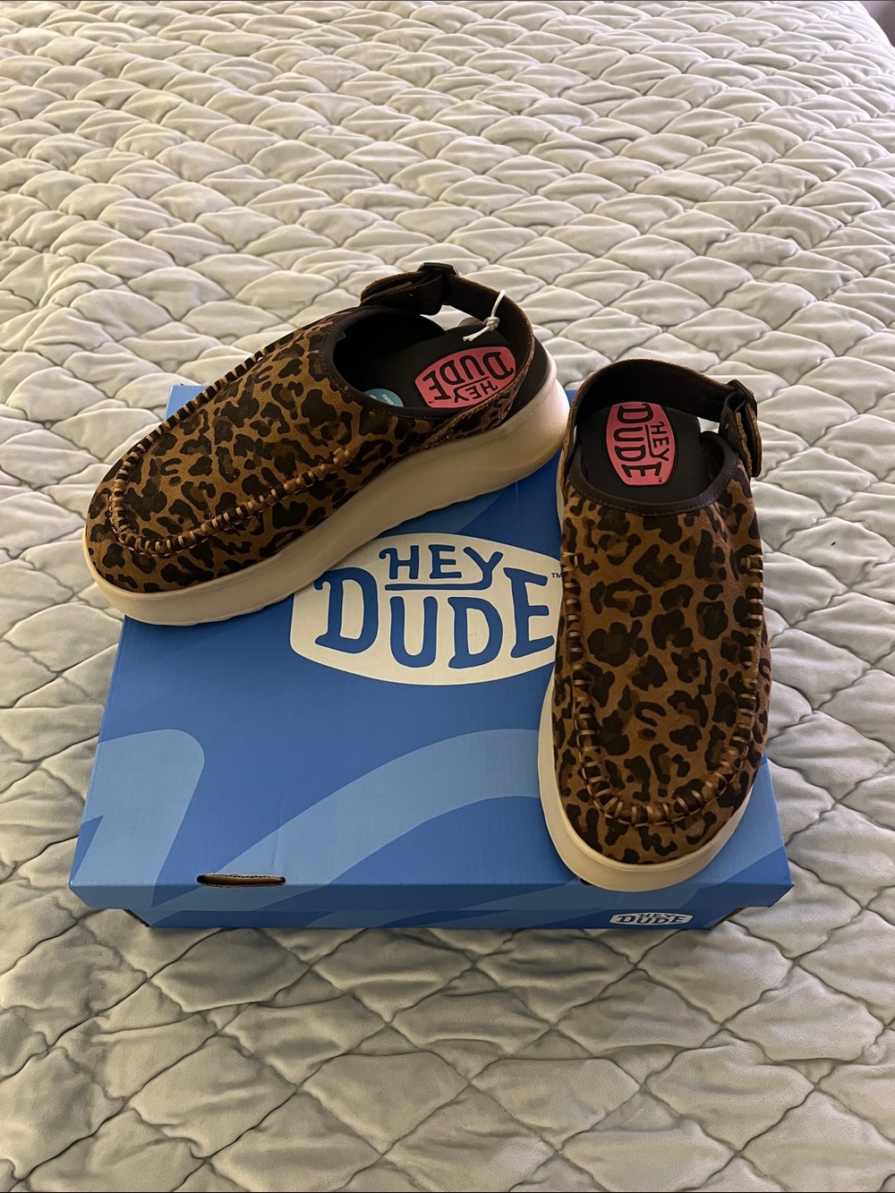 Hey Dude Women’s Delray Leopard Print Clog - Size 9